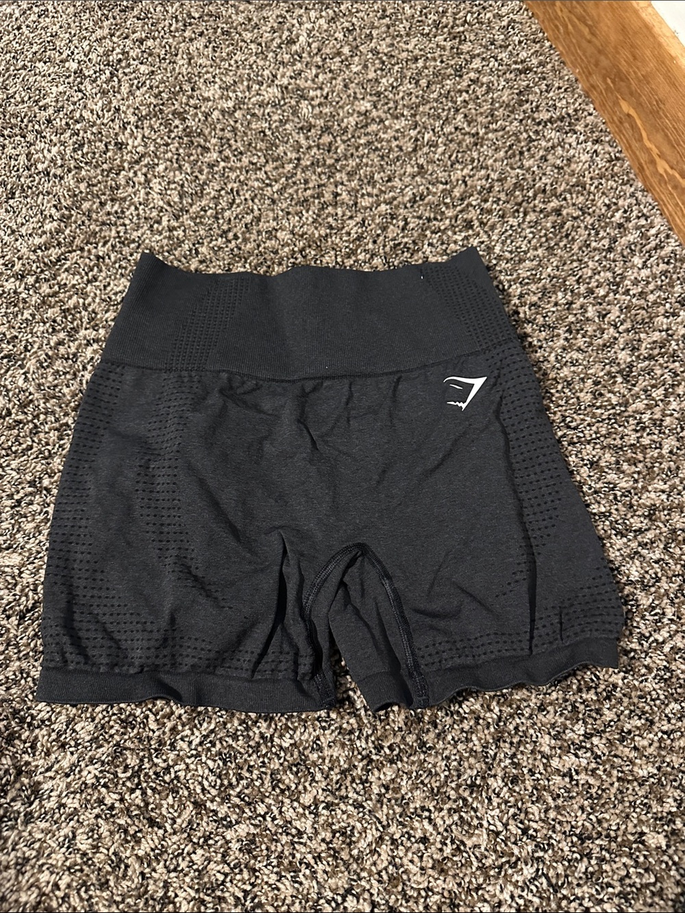 Gymshark Black Seamless High-Waist Bike Shorts